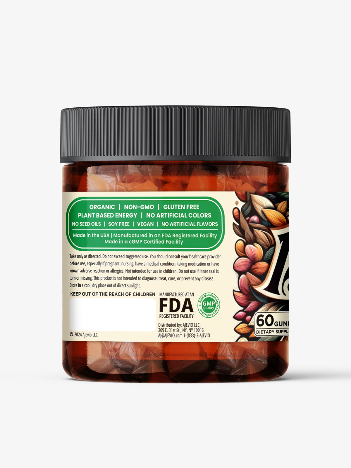 Ajevio Organic Daily Energy Gummies