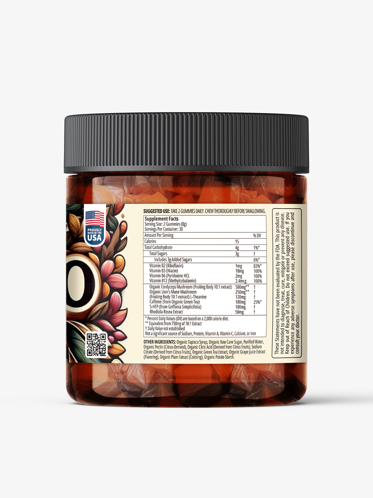Ajevio Organic Daily Energy Gummies