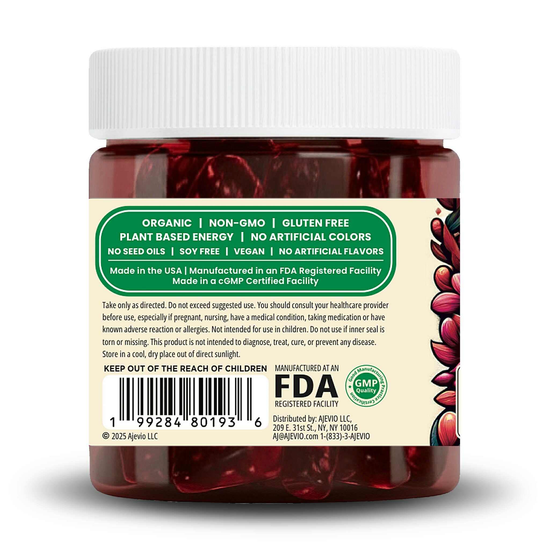 Cherry Ajevio Organic Gummy