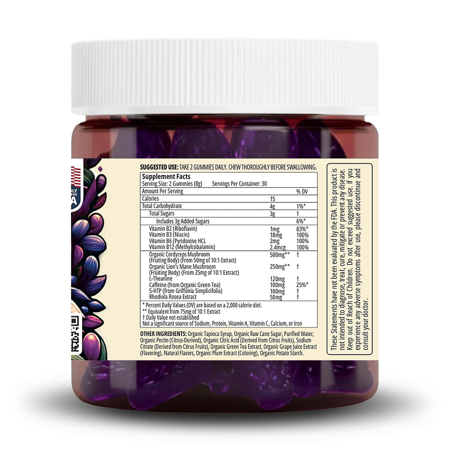 Grape Ajevio Organic Gummy